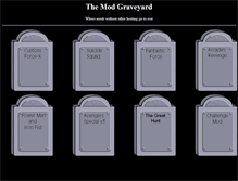 Tablet Screenshot of graveyard.freedomforceforever.com